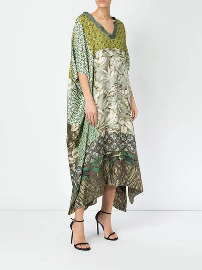 Shop Pierre-louis Mascia Printed Kimono Dress