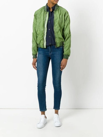 Shop Tomas Maier Classic Bomber Jacket In 3300