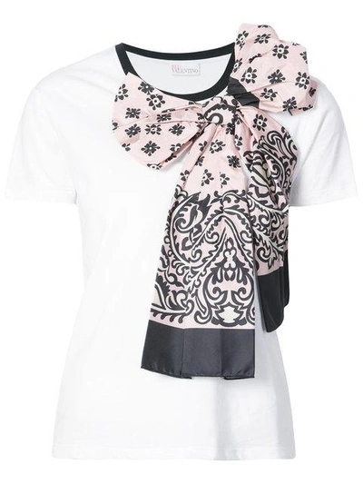 Shop Red Valentino Oversized Bow Appliquée T-shirt