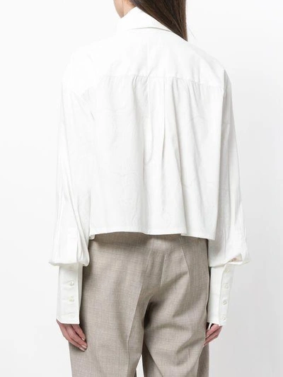 Shop Aalto Boxy Pocket Shirt - White