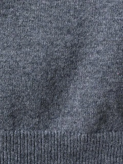 Shop Pringle Of Scotland Round Neck Cashmere Jumper In Grey