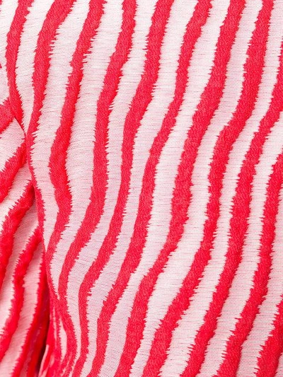 Shop Marni Wave Striped Blouse - Red