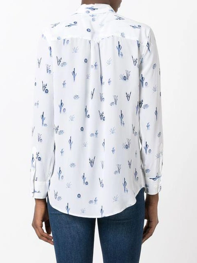 Shop Equipment Printed Shirt In White