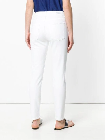 Shop Acynetic Classic Skinny Jeans In White