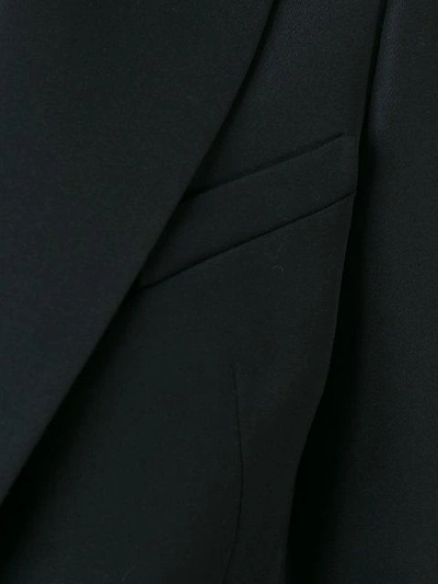 Shop Balmain Fitted Blazer In Black