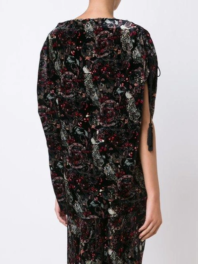 Shop Roberto Cavalli Paisley Print Blouse In Black