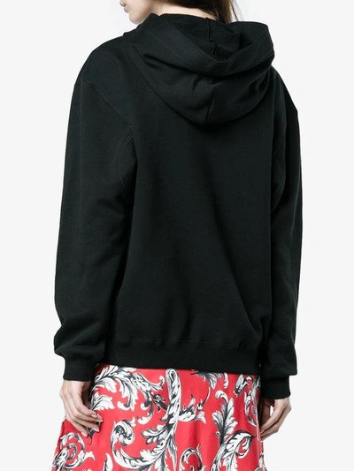 Shop Proenza Schouler Pswl Drawstring Hoodie In  Black