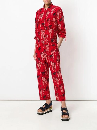 floral print jumpsuit