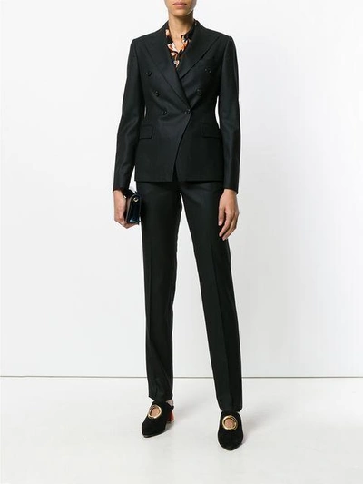 Shop Tagliatore Two Piece Suit In Black