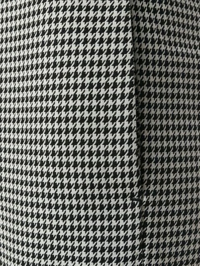 Shop Giambattista Valli Houndstooth Pattern Tapered Trousers