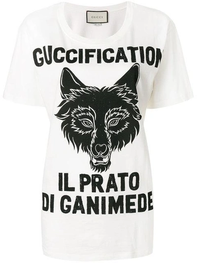 Shop Gucci Fication T-shirt