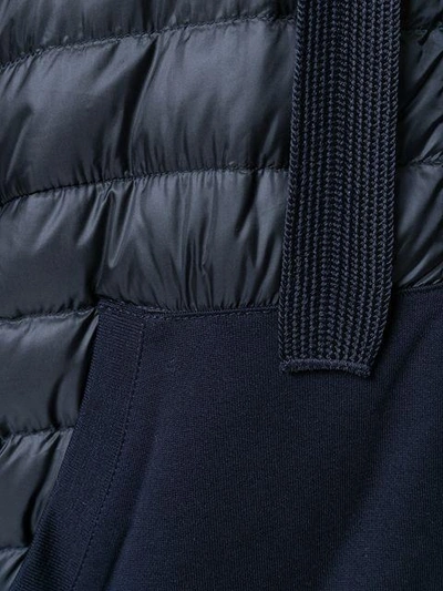 Shop Moncler Zipped Padded Coat