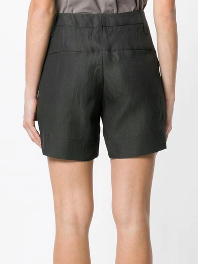 Shop Lost & Found Garter Shorts In Black