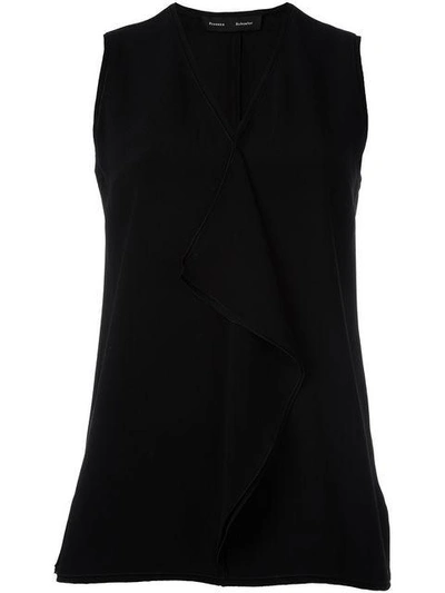 Shop Proenza Schouler Wrap Style Tank Top - Black