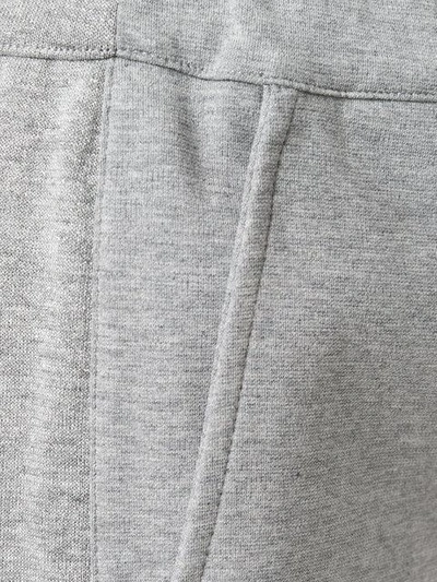 Shop Eleventy Elasticated Waist Trousers In Grey