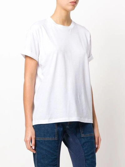 Shop Stella Mccartney Logo Print T-shirt In White