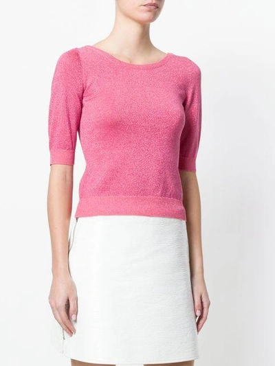 Shop Moschino Fine Knit Sweater