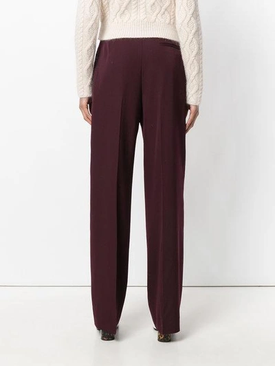 Shop Stella Mccartney Wide-leg Trousers In Red