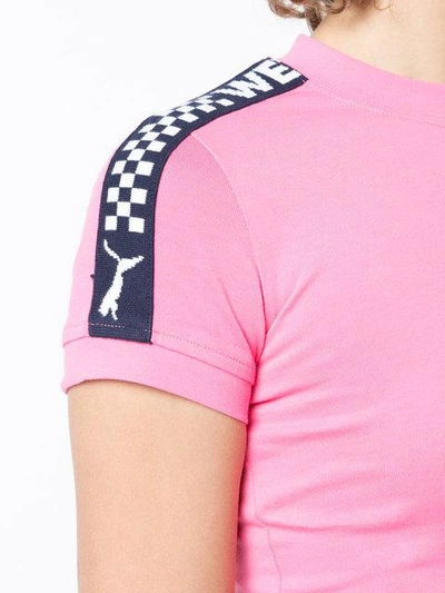 Shop Fenty X Puma Ss Cropped T In Pink
