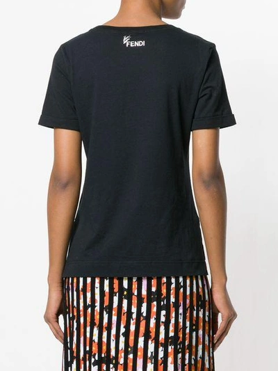Shop Fendi Karlito T-shirt - Black