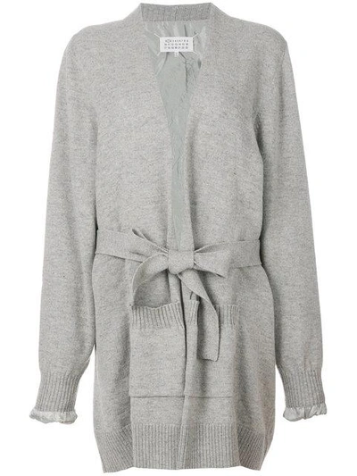 Shop Maison Margiela Robe Cardigan In Grey