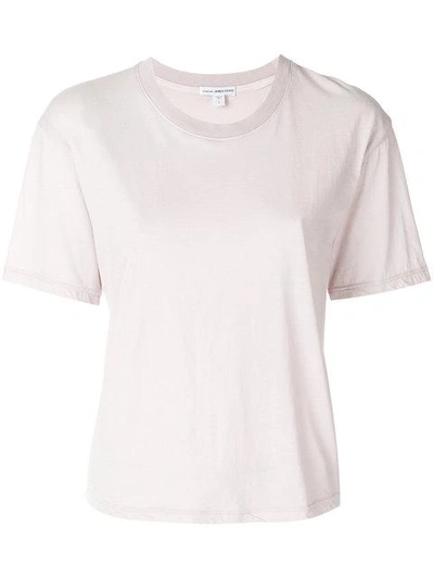 Shop James Perse Boxy T-shirt In Neutrals
