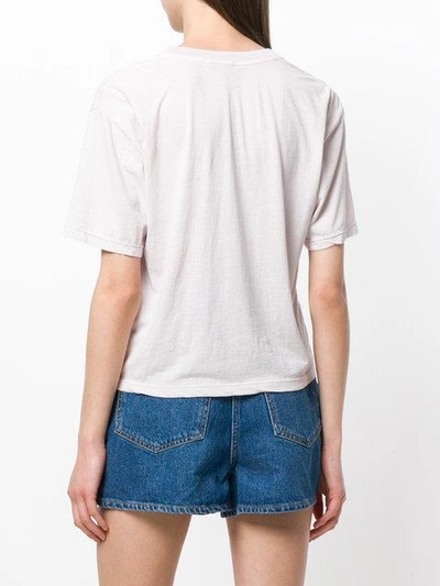 Shop James Perse Boxy T-shirt In Neutrals