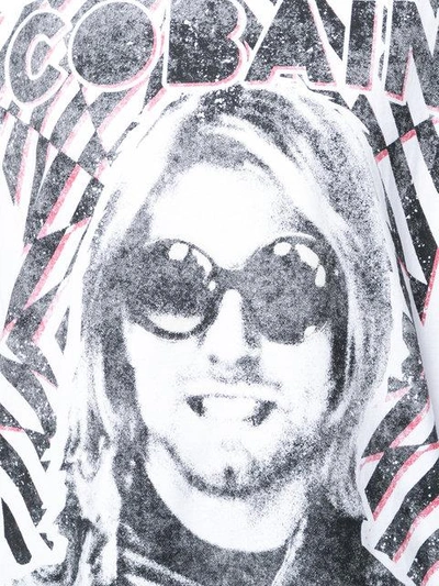 Shop R13 Kurt Cobain Print Oversized T-shirt - White