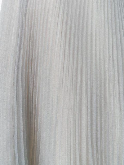 Shop Prada Pleated Skirt - Grey