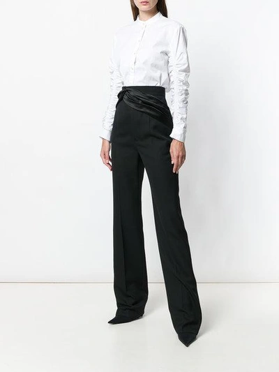 Shop Haider Ackermann Sash Waist Trousers - Black