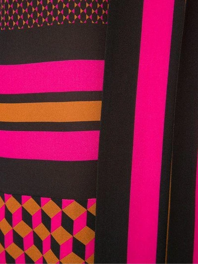 Shop Michael Kors Collection Contrasting Panels Shift Dress - Pink