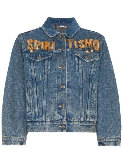 Shop Gucci Spiritismo Denim Jacket