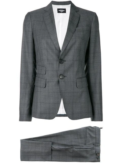 Shop Dsquared2 Two-piece Suit - Grey