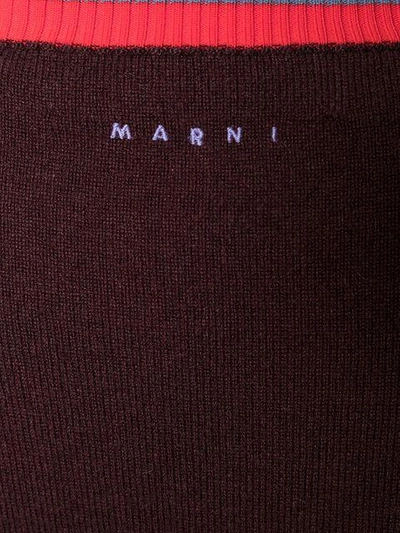 Shop Marni Stripe Detail Jumper - Pink