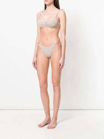 Shop Sian Swimwear Louise Two-piece Bikini In Grey