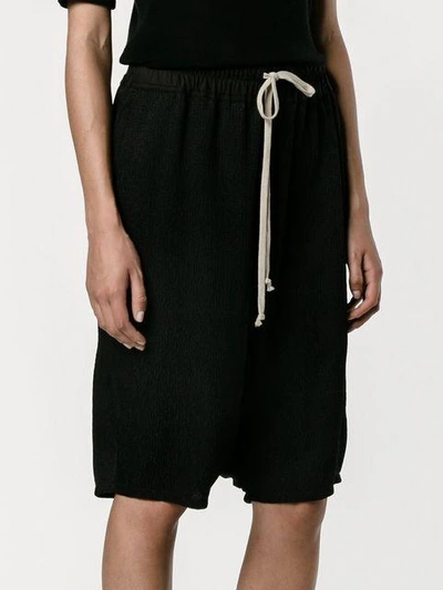 Shop Rick Owens Drop-crotch Shorts