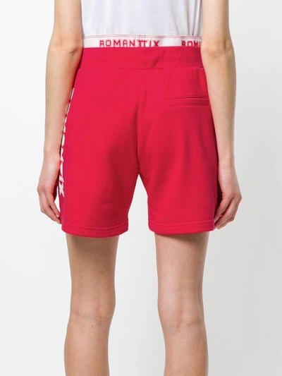 Shop Zoe Karssen Track Shorts In Red