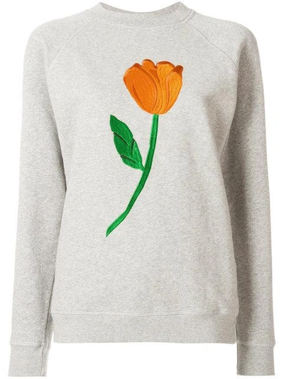 Shop Ganni Tulip Sweatshirt