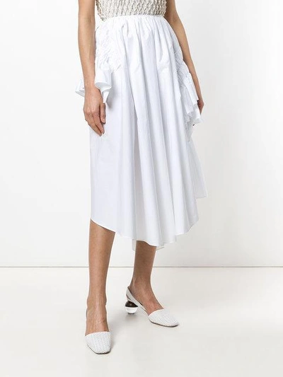 Shop Jil Sander Esfera Skirt - White