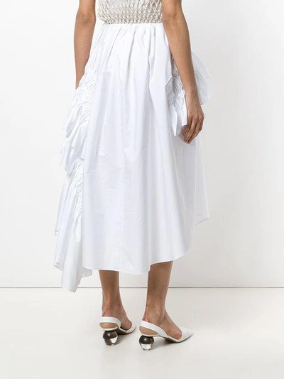 Shop Jil Sander Esfera Skirt - White