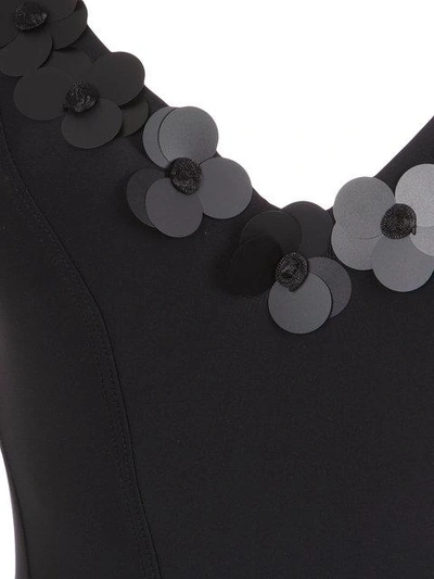 Shop Amir Slama Embellished Swimsuit In Black