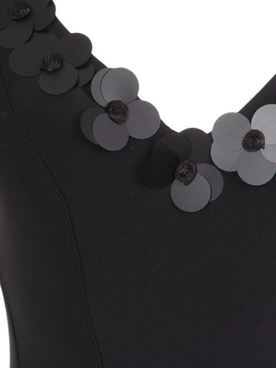 Amir Slama Embellished Swimsuit In Black