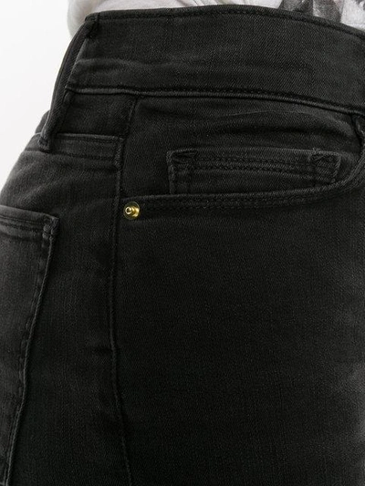 Shop Frame Distressed Hem Denim Jeans