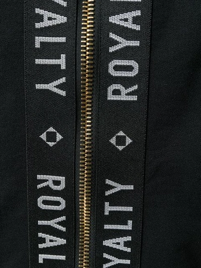 Shop Fausto Puglisi Royalty Zipped Jacket - Black