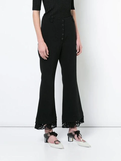 Shop Proenza Schouler Flared Pants In Black