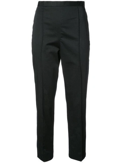 Shop Marc Jacobs Cropped Trousers In Black