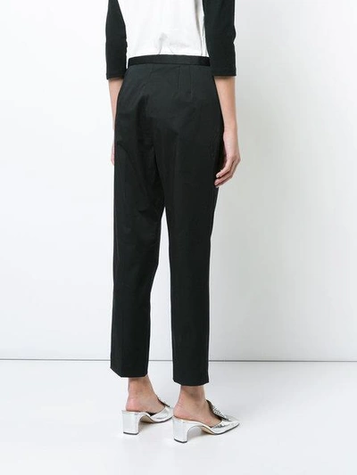 Shop Marc Jacobs Cropped Trousers In Black