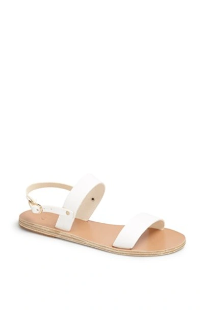 Shop Ancient Greek Sandals 'clio' Sandal In White