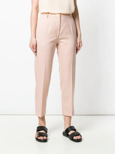 Shop Jil Sander Slim-fit Trousers In Neutrals