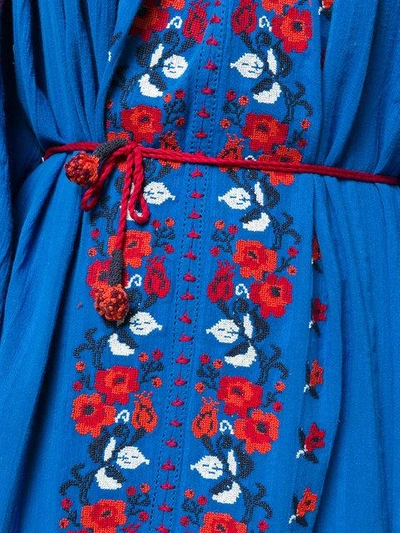 Shop Ulla Johnson Filia Embroidered Midi Dress